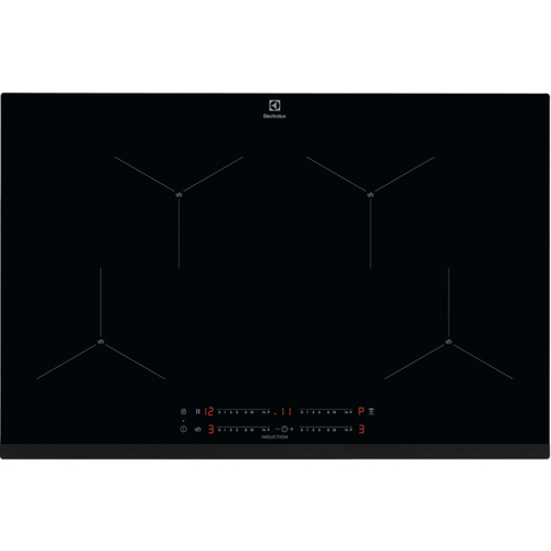 Electrolux EIS824 Черный Встроенный 78 cm Плита с зонами индукции 4 зона(ы)