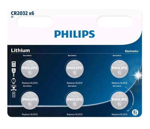 Philips CR2032P601B батарейка CR2032 Литиевая