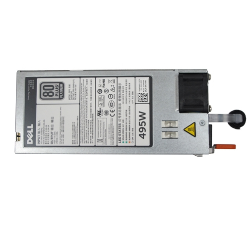 DELL 331-5928 maitinimo blokas 495 W Juoda, Nerūdijančiojo plieno