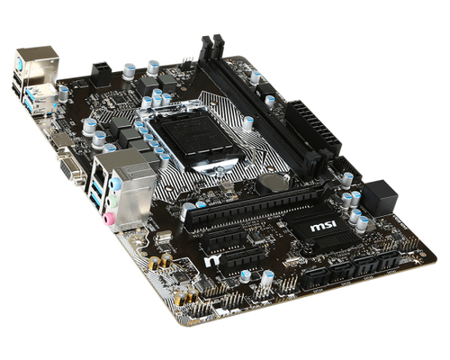 Мат плата msi b150m Pro-vh <s1151, b150, 2*ddr4, pci-e16x, d-sub, hdmi, sata iii, gb lan, USB3.0, matx, retail> (4719072421724)