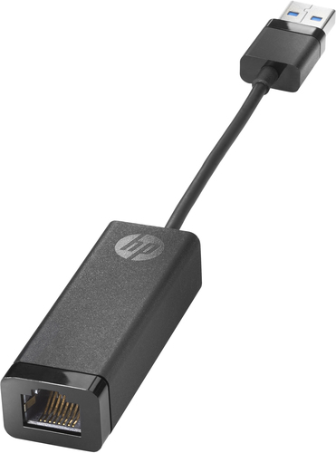 HP USB 3.0 To Gigabit LAN Adapter RJ-45 USB 2.0 Type-A Negro N7P47AA - N7P47AA