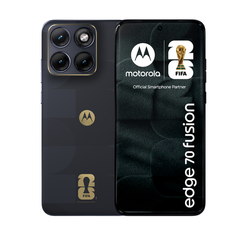 Motorola edge 70 fusion FIFA Edition 17,2 cm (6.78") Две SIM-карты Android 16.0 5G USB Type-C 8 GB 256 GB 5200 mAh Черный