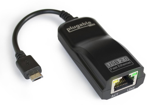 OTG NETWORK ADAP USB 2.0 MICRO B TO 10/100 ETHERNET NO RETURNS