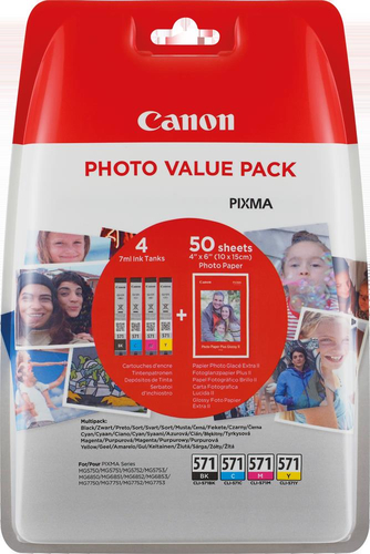 Canon CLI-571 C/M/Y/BK ink cartridge 4 pc(s) Original Standard