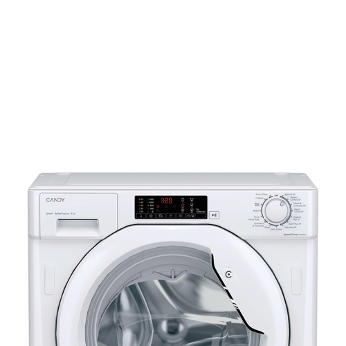 Candy CBW48TWM5J-80 Integrated 8kg Washing Machine with 1400 rpm - White - A Rated, White - image 4