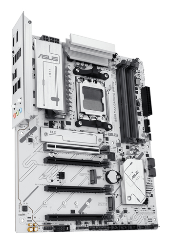 Asus B850 Max Gaming Wifi W Amd Ryzen DDR5 Wifi 6E Atx Motherboard - Socket AM5 - White - 90MB1M10-M0EAY0 - image 4