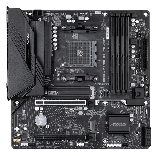 Gigabyte B550M X Aorus Elite WiFi7 (B550,AM4,mATX,DDR4), afbeelding 2