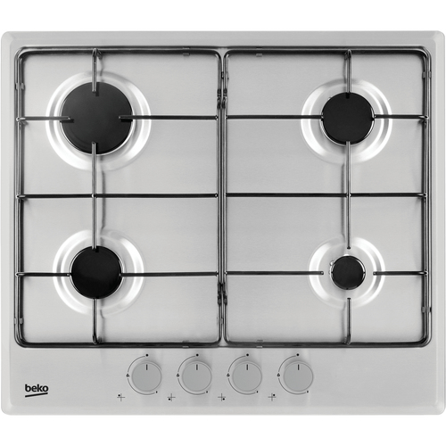 Beko HMG642C4SX hob Stainless steel Built-in