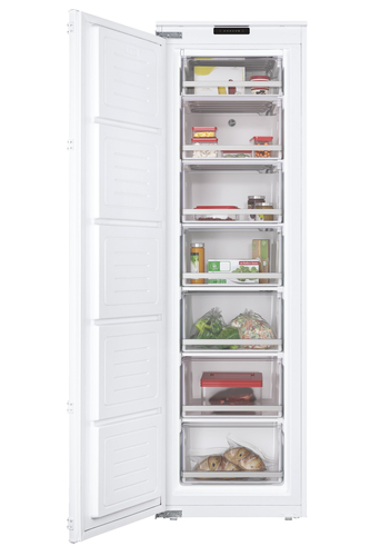 Hoover HOUS518EWK Integrated Tall Freezer - Sliding Hinge, White - image 1