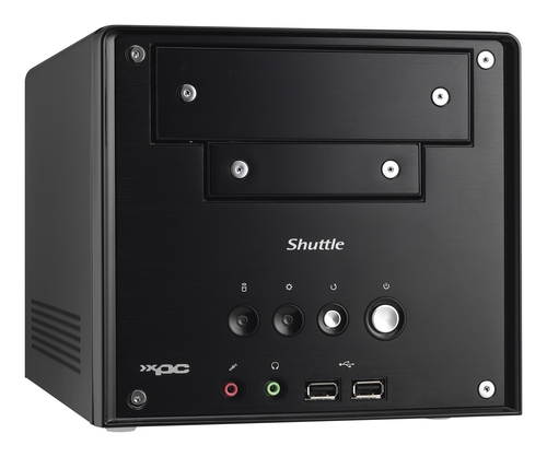 Shuttle SA76G2 PC/workstation barebone SFF Black Socket AM2