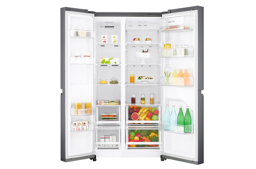 LG GSB470BASZ side-by-side refrigerator Freestanding – image 2