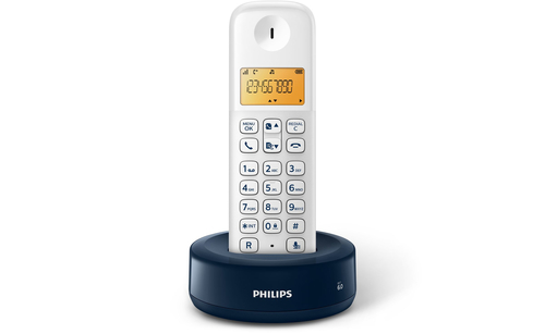 Philips D1301WD/BR telephone DECT telephone Caller ID Black, White – image 2