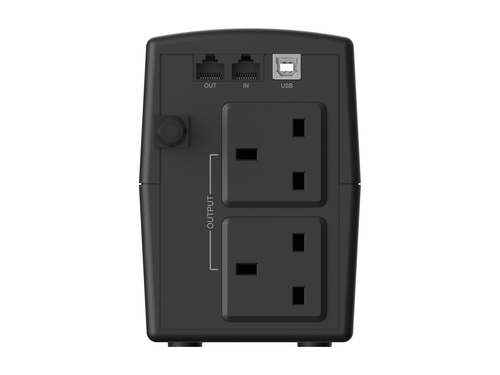 CONCEPTRONIC ZEUS USV  650VA 360W 2xUK Sockets  HID,USB,RJ45, afbeelding 2