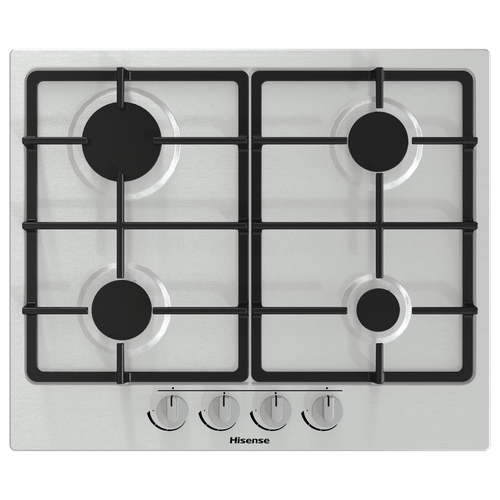 Hisense GM643XF hob Stainless steel Built-in Gas 4 zone(s)