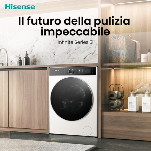 Hisense WD5I8043BWF washer dryer Freestanding Front-load White – image 9