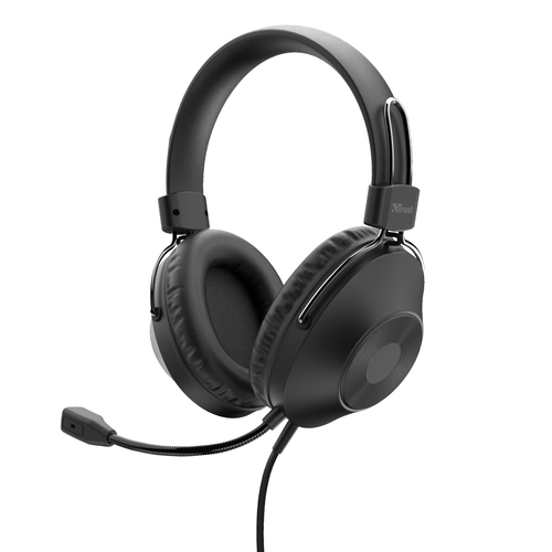 Trust Ozo Гарнитура Проводная Оголовье Calls/Music USB тип-A Черный