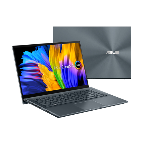 ASUS Zenbook Pro 15 OLED UM535QA-KY213W AMD Ryzen™ 7 5800H Ноутбук 39,6 cm (15.6") Сенсорный экран Full HD 16 GB LPDDR4x-SDRAM 512 GB Твердотельный накопитель (SSD) Wi-Fi 5 (802.11ac) Windows 11 Home Серый