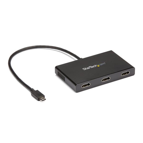 Startech Splitter Divisor USB-C A 3 Puertos HDMI HUB Ladron M ST