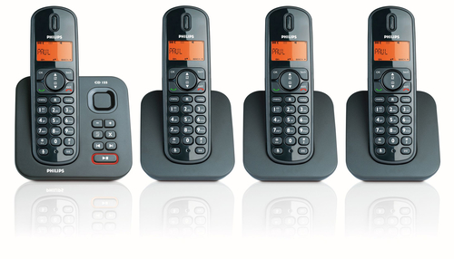 Philips Perfect sound Cordless phone with answering machine CD1554B/05