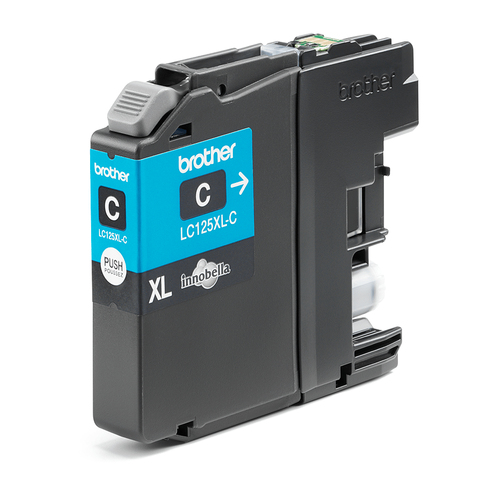 Original Brother LC125XLC High Capacity Cyan Ink Cartridge - image 4