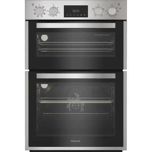 Hotpoint DIH82DIX Built In Electric Double Oven in Stainless Steel - image 1