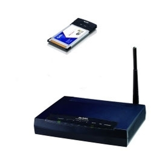 Zyxel 802.11g Wireless ADSL 2+ 4-port Gateway Laptop Card Bundle