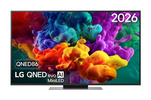 LG QNED evo AI MiniLED 55QNED86B6B 139,7 cm (55") 4K Ultra HD Smart TV Wi-Fi Черный
