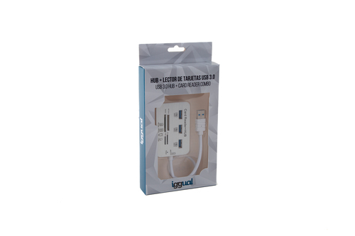 iggual IGG316733 interface hub USB 3.2 Gen 1 (3.1 Gen 1) Type-A 5000 Mbit/s White – image 4