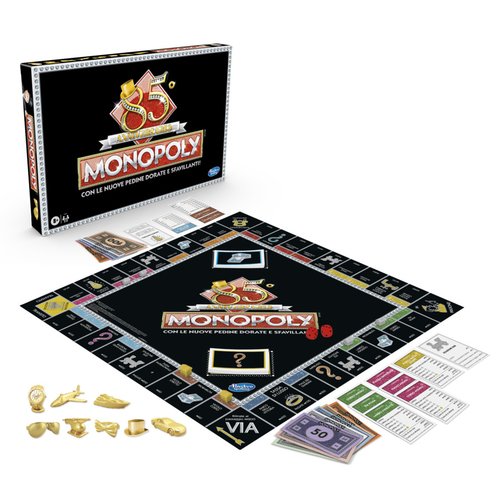 Hasbro Gaming Monopoly 85TH Anniversary Edition Board game Economic simulation