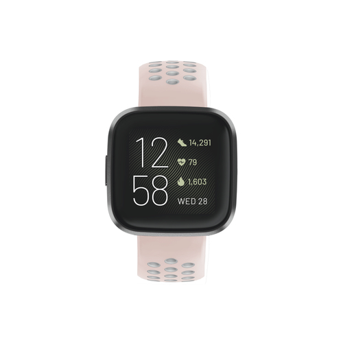 Hama 00086229 smart wearable accessory Ремешок Серый, Розовый Силиконовый