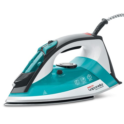 Polti Vaporella Quick & Comfort QC120 Паровой утюг Подошва из нержавеющей стали 2200 W Черный, Бирюзовый, Белый