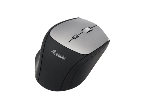 Equip Optische Maus kabellos Dual Adapter USB-C+A  R+L    sw, afbeelding 4
