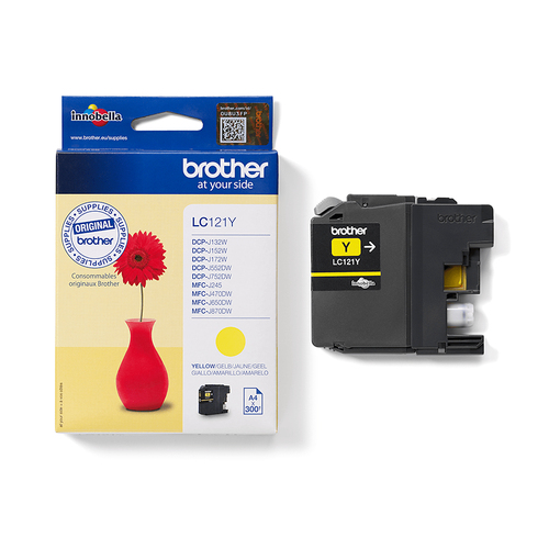 Original Brother LC121Y Yellow Ink Cartridge - image 3