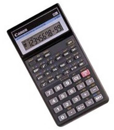 Canon F-502 calculator Pocket Scientific Black