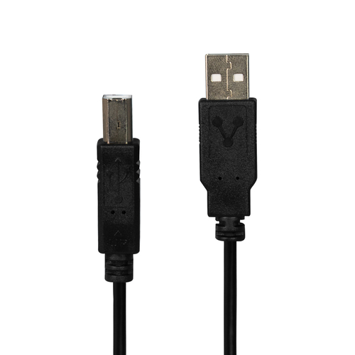 CABLE VORAGO PARA IMPRESORA USB/AB 2.0 1.8 MTS NEGRO CAB-AB CAB-AB018 - Código: CAB-AB018 | Compra en Guadalajara