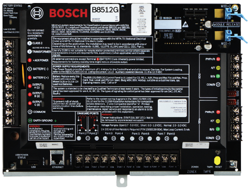 BOSCH IB8512G - Panel de alarma hasta 99 puntos / Hasta 8 areas / Hasta 8 lectoras de acceso / Hasta 8 camaras IP B8512G - B8512G