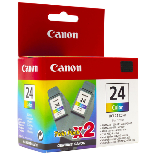Canon BCI-24CL ink cartridge 2 pc(s) Original Cyan, Magenta, Yellow