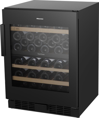Hisense RW3N122GSLF Wine Cooler - Black - F Rated, Black - image 5