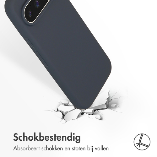 Accezz Liquid Silicone Backcover Google Pixel 9 / 9 Pro Telefoonhoesje Blauw, afbeelding 4
