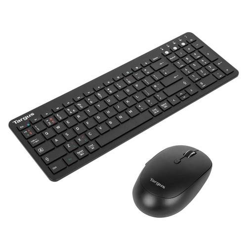 Targus BUS0421UK клавиатура Мышь входит в комплектацию Офисная РЧ беспроводной + Bluetooth QWERTY Международный UK Черный
