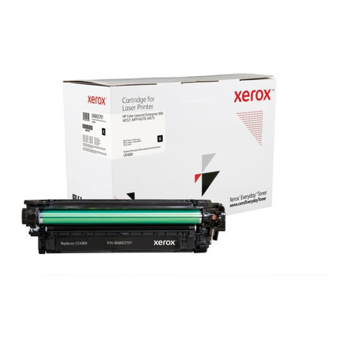 Xerox Black High Yield Everyday Toner, replacement for HP CE400X