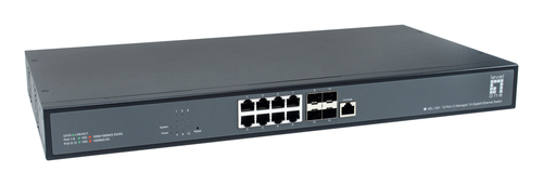 LevelOne XEL-1291 Управляемый L3 10G Ethernet (100/1000/10000) 1U Черный