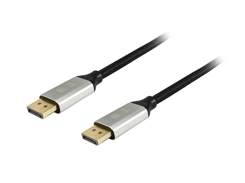 Equip 119265 DisplayPort кабель 5 m Алюминий, Черный