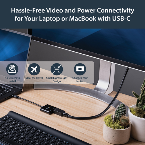 StarTech.com USB C to DisplayPort Adapter with Power Delivery - 4K – image 7