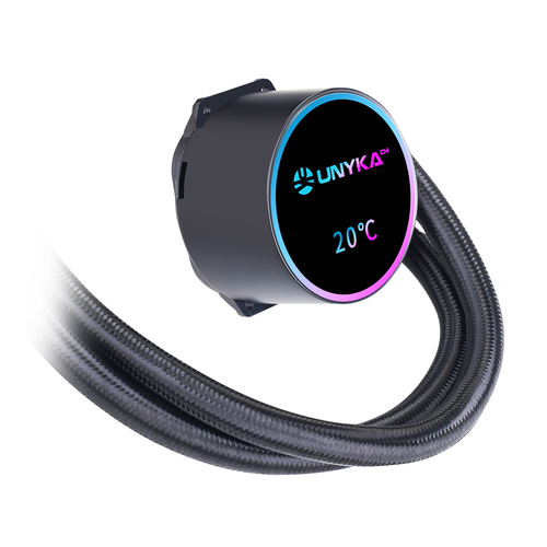 UNYKAch AQUASTORM NEO 360 Procesador Kit de refrigeración líquida 12 cm Negro