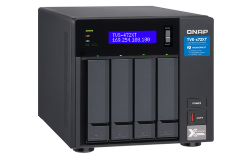 QNAP TVS-472XT-I3-4G/16TB-REDPLUS NAS/storage server Tower Intel® Core™ i3 i3-8100T – image 7