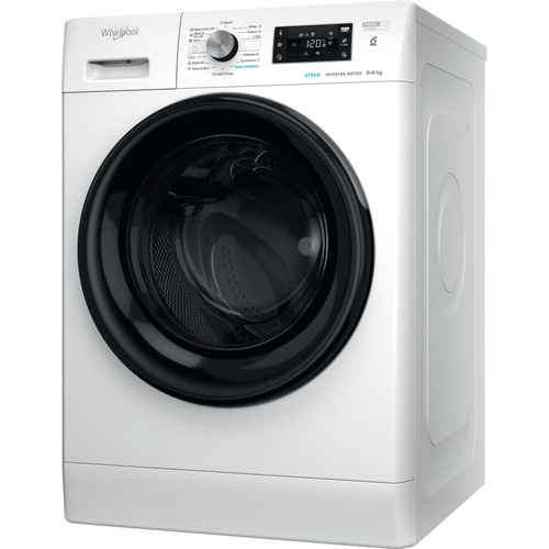 Whirlpool FFWDB 864349 BV EE стирально-сушильная машина Отдельно стоящий Фронтальная загрузка Белый