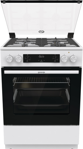 Gorenje GKS6C70WA Freestanding cooker Electric Gas White