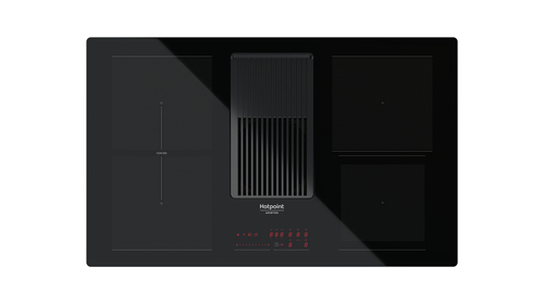 Hotpoint HVH 92 B K Черный Встроенный 83 cm Плита с зонами индукции 4 зона(ы) Встроенный капюшон