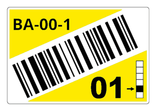 ROLL OF PRE-CUT LABELS FOR